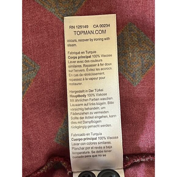 Topman Geo Slim Fit Shirt - Picture 11 of 11